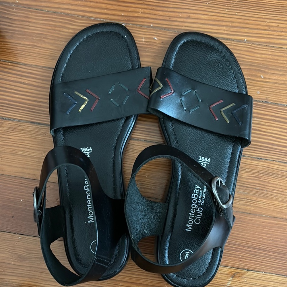 Montego Bay Club Kids Black Sandals